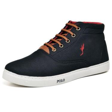 Imagem de Sapatênis Casual Polo Novo Confortavel Urbano Fino Masculino - Polo Bl