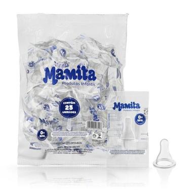 Imagem de Pacote Bico Redondo De Mamadeira Silicone Atacado 25 und - Mamita