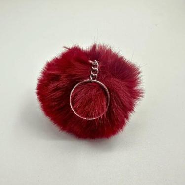 Imagem de Chaveiro Pompom Pelúcia Vinho Claro 70 mm (3 Un) - Redelease