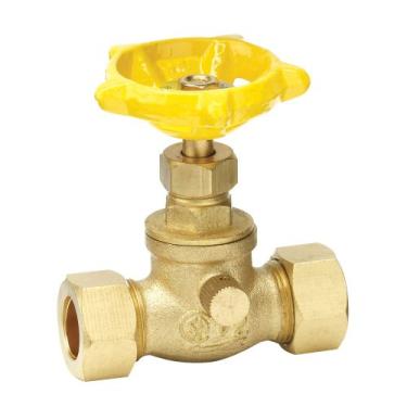 Imagem de ProChannel Válvula de parada/resíduos VSWSTDD4PA com compressão de latão x compressão, 1,9 cm