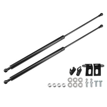 Imagem de X AUTOHAUX 2 peças de suporte de elevação de capô dianteiro, amortecedores, mola a gás para Honda CIVIC 9th FB/FG 2011-2016 Preto