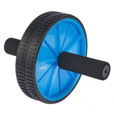 Imagem de Roda de Exercícios Dupla Para Coluna e Abdominal Azul Liveup
