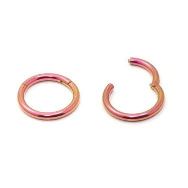 Imagem de Piercing Argola Articulada Click 1.2mm em Titânio Anodizada Várias Cor