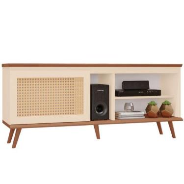 Imagem de Rack Tuboarte Camille 1 Porta 3 Nichos 55260