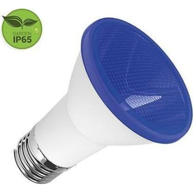 Imagem de Lâmpada Par20 Led 6W Azul E27 IP65 Bivolt Luminatti