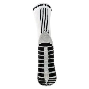 Imagem de Meia Cano Alto Penalty Grip, Branco, Preto, 34/38