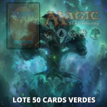 Imagem de Lote 50 cards  - Originais Magic - Wizzards of the Coast, Verde