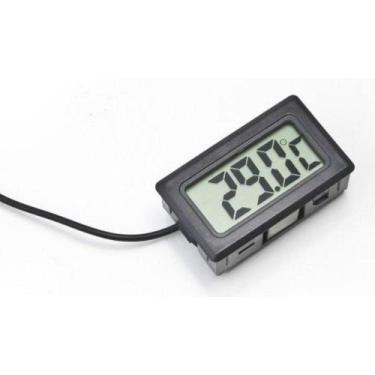 Imagem de Termômetro Para Geladeira Freezer Caixa Termica Com Sensor Externo - C