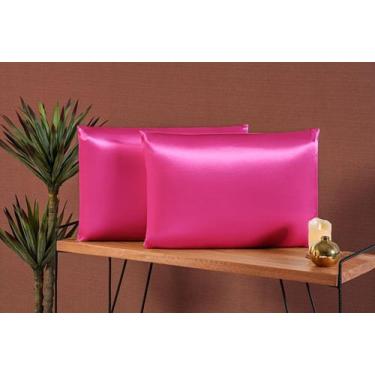 Imagem de 02 Fronhas De Cetim Anti Frizz (01 Par) 70cm X 50cm - Peixe Enxovais, 