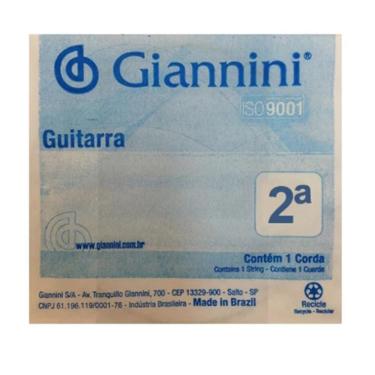 Imagem de Corda Avulsa Giannini Geegst10 Segunda Si Para Guitarra