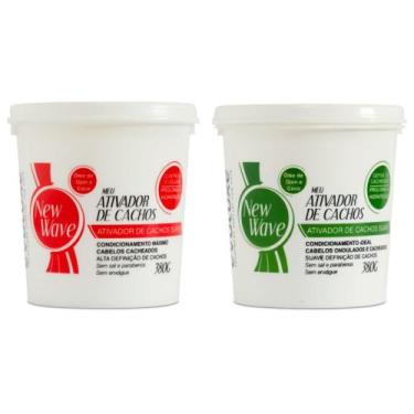 Imagem de Kit 2 Ativador De Cachos New Wave Evoluxe 380g Super E Suave