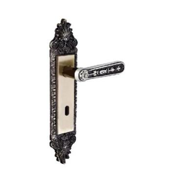 Imagem de Fechadura Colonial Interna 55mm 3800/100 Latão Oxidado ZLO Aliança