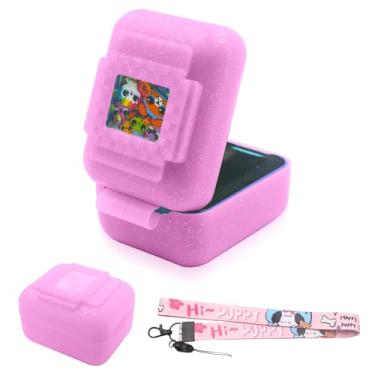 Imagem de Silicone Cover Case for Bitzee Interactive Toy Digital Pet, Silicone Protective Cover for Virtual Electronic Pets, Digital Pet Accessories for Bitzee with Lanyard, Pink (Case Only)