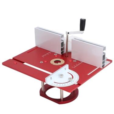Imagem de Kit de Siste ma de Roteador de Levantamento Manual, Placa de Base de Inserção de Serra de Mesa de Roteador para Motores de 64-66 Mm, Mesa de Trabalho de Roteador Entalhe Em