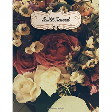 Imagem de Bullet Journal - A4-160 pages - F13 - Fleurs - couverture souple glossy: Pointillés - Dot point, bullet journal, dot grid, planner, planning, organizer, journal, Fleurs, Bujo