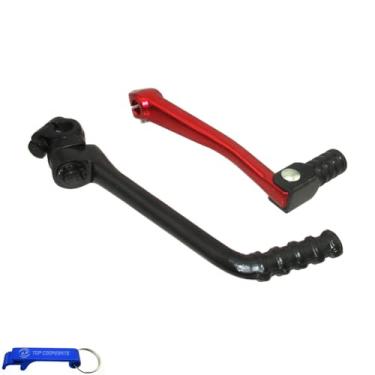 Imagem de TC-Motor Alumínio Dobrável 11 mm Alavanca de engrenagem Aço 13 mm Chute Iniciante para Chinês Feito 50cc 70cc 90cc 110cc 125cc Motor Poço de sujeira Bicicleta Lifan YX SSR Thumpstar