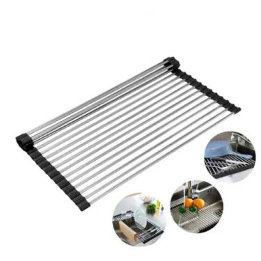 Imagem de Escorredor de louça dobrável grande - bazar do saara