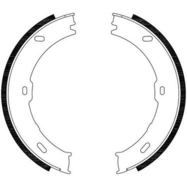 Imagem de Lona de freio Traseiro Mercedes Sprinter Furgão 2012 a 2019 - SYL