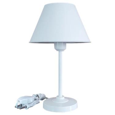 Imagem de Luminária Infantil Lume Slim para Quarto de Bebê e Criança  Cor Branco