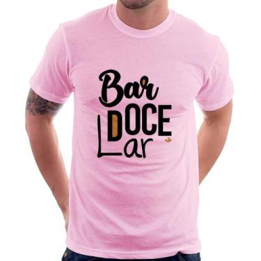 Imagem de Camiseta Bar doce lar - Foca na Moda, Rosa bebê, P