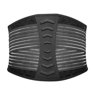 Imagem de Vaveren Treinador da cintura, cinta lombar, aparelho de desbaste de roupas ativas, cinto de suporte lombar para exercícios externos em pilates pilates, S to M