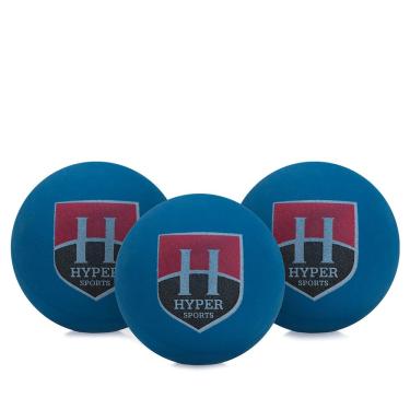 Imagem de Bola de Frescobol Hyper Sport Azul - Pack com 03 Unidades