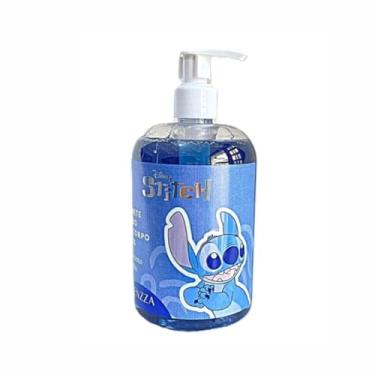 Imagem de Sabonete Liquido Stitch Fenzza 500ml- Limpeza Suave e Hidratantepara Corpo e Maos- Pele Macia e Refrescante para uso diario
