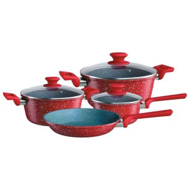 Imagem de Conjunto de Panelas ColorStone 4 Peças Volcano - Euro Home