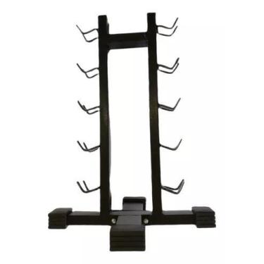 Imagem de Suporte Torre De Chão Para 10 Halteres Expositor Para Academia Muscula