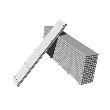 Imagem de MRY-SFW LYT144033A 1/144 Cenário do modelo de trem de laje pré-moldado de concreto (curto)