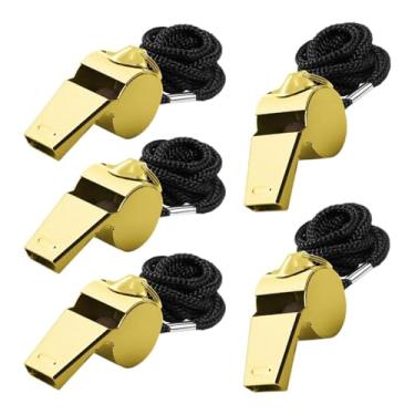 Imagem de kowaku Assobios esportivos com colhedores compactos para adultos arbitros apitos super altos para atividades recreativas de futebol de competição