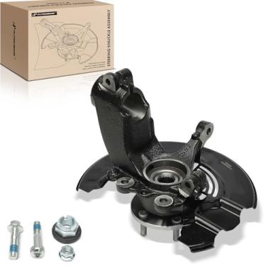 Imagem de A-Premium Junta de direção dianteira direita e conjunto de cubo de rolamento de roda compatível com Ford Transit Connect 2014 2015 2016 2017 2018, base de roda de 104,8 polegadas, lado do passageiro