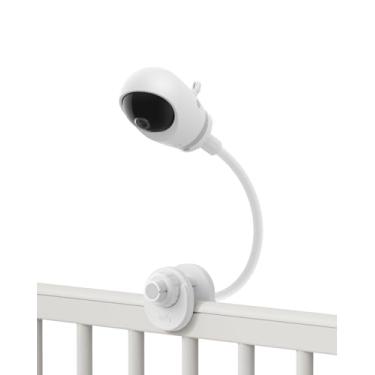 Imagem de eufy Security Suporte de berço para monitor de bebê, compatível com monitor de bebê E20/E21, suporte de braço flexível de 40,6 cm, anexar ao berço, sem necessidade de ferramentas, sem danos na parede