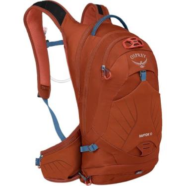 Imagem de Osprey Raptor Mochila masculina de ciclismo 10L com reservatório hidráulica, laranja Firestarter, tamanho único