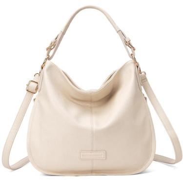 Imagem de Bolsa Montana West Hobo Vegan Leather Bege MWW16-1022BG