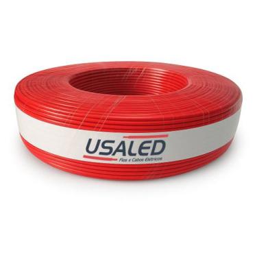 Imagem de Fio 10mm Cabo Elétrico Flexível 100% Cobre Rolo 100 Metros - Usaled