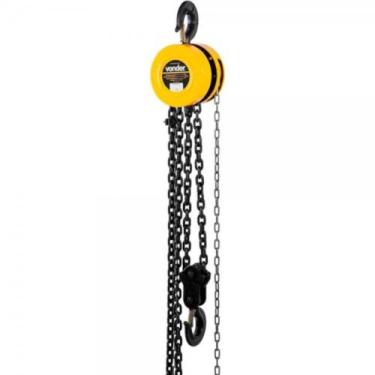 Imagem de Talha manual capacidade de 3 toneladas com corrente de 5 metros - Vond