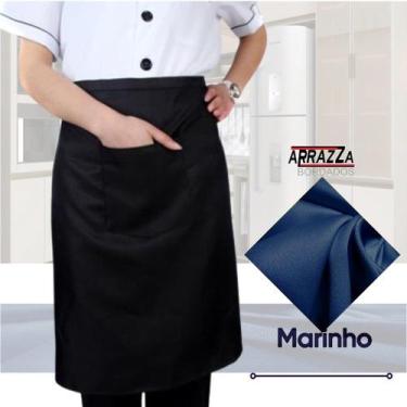 Imagem de Avental de Cintura Unissex Tipo Saia Para Bar Garçom Chef Cozinha Rest
