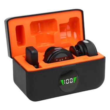 Imagem de Keenso Ruído do Microfone Sem Fio Casos de Lapela de Ruído de Microfones para Streaming de Vídeo USB C Tablet Laptop, Duração da Bateria Longa, Monitoramento Em Tempo Real para Entrevistas Com Vlogs