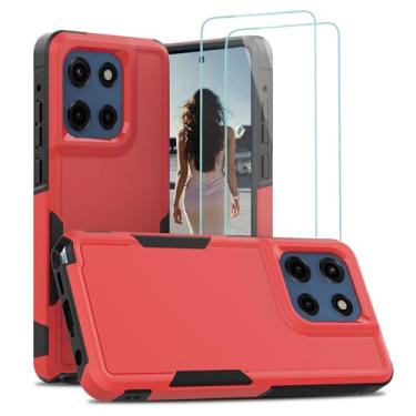 Imagem de Jeylly Capa para Moto G Stylus 5G 2025, proteção contra quedas de grau militar, capa de silicone à prova de choque com protetores de tela, capa fina e resistente à queda para Moto G Stylus 5G 2025