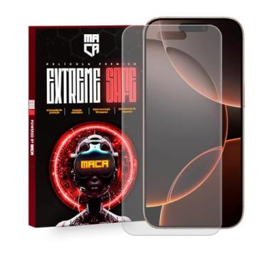 Imagem de Película Fosca Extreme Safe Comp. Linha Iphone 16 Modelo:iphone 16 Pro
