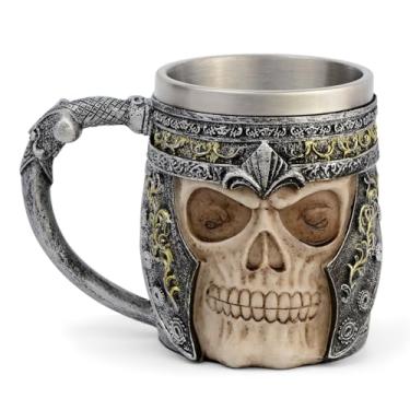 Imagem de Caneca de Cerveja Caveira Viking