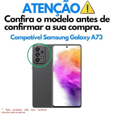 Imagem de Kit 2 Películas Para A73 + Capa Capinha Compatível Samsung Galaxy Privacidade Anti Espião Vidro 3d