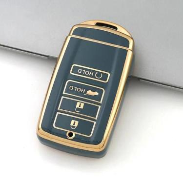 Imagem de Honda Acura TPU Shell Fob Holder Car Key Case Capa Protetor Para RLX M