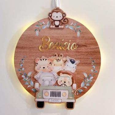 Imagem de Porta Maternidade Jipe Safari Led