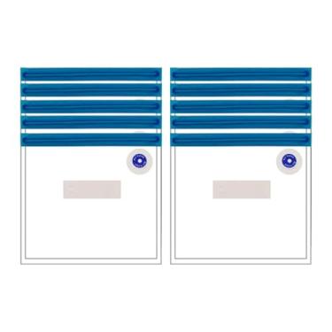 Imagem de SiaBiced Pacote com 10 Sacos Reutilizáveis para Selar a Vácuo para Alimentos, para Armazenamento em Sous Vide E Preparação de Refeições, 22x21cm