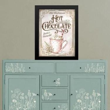 Imagem de Quadro Cozinha Chocolate Quente 45X34Cm - Com Vidro - Quadros On-Line