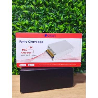 Imagem de Fonte chaveada 12v 60a 720w 110/220v onex ft-5808-60a