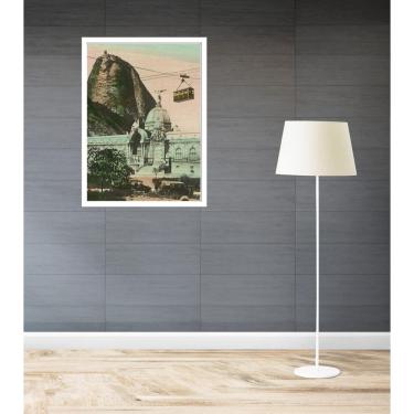 Imagem de Quadro Decorativo Rio De Janeiro Retrô Pão De Açúcar-70X50Cm