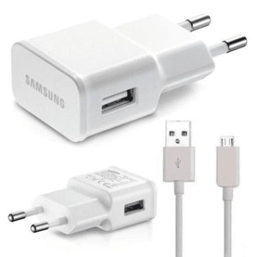 Imagem de Kit Carregador Usb Com Cabo Para Samsung Galaxy V8 Banco